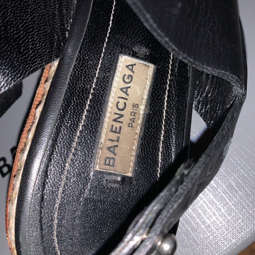 Balenciaga‎ leather espadrilles/sandals - Picture 3 of 8